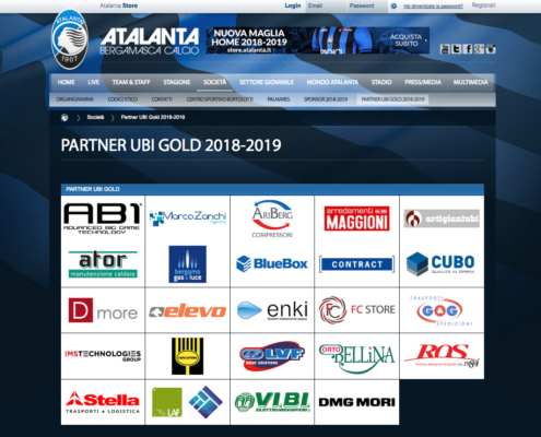 Cubo2010 è Corporate Partner UBI Gold serie A stagione sportiva 2018-2019